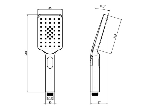 Держатель душа Fima Carlo Frattini F2538CR хром - фото 2