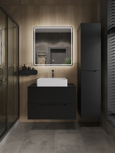 Тумба с раковиной Orange Line Li-80TubMDF+B04-500W 81х46х66 - фото 5