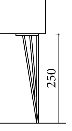 Ножки для мебели Armadi Art Lucido 775-025-CR - фото 2