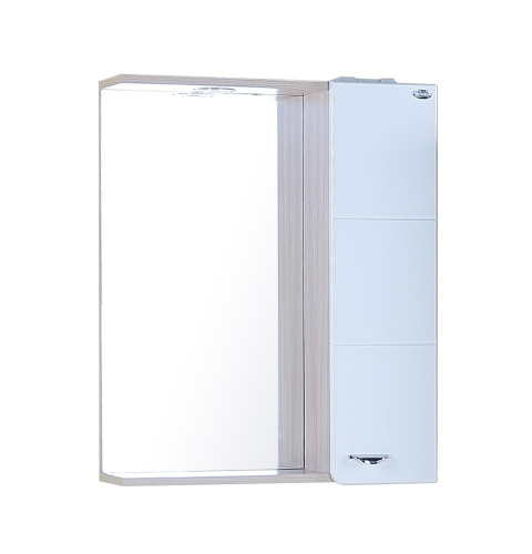 Зеркало-шкаф Onika Стиль 205833 58х17х72 подвесной цвет белый/ясень шимо