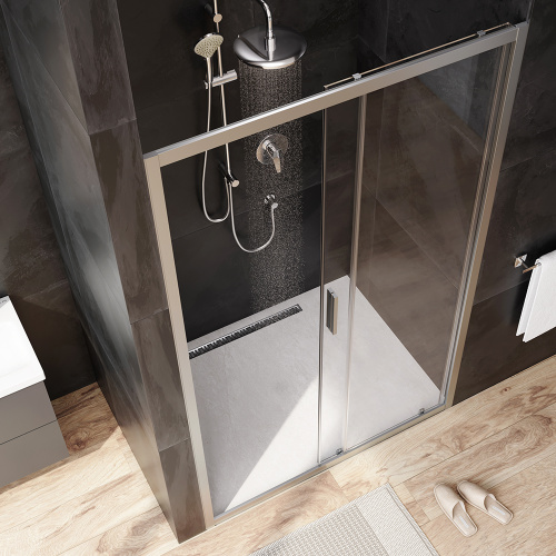 Душевая дверь Am.Pm Gem W90G-120-1-195MT 120х195 стекло прозрачное профиль хром матовый - фото 3