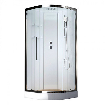 Душевая кабина Acquazzone Bogema 100 100х100 четверть круга с крышей ориентация универсальная