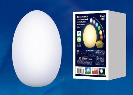 Уличный светодиодный светильник (UL-00003302) Uniel ULV-R ULG-R003 019/RGB IP54 Egg