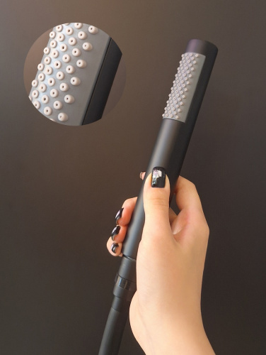 Смеситель для душа AltroBagno Unione AltroBagnoUnione030603MB настенный черный матовый - фото 3