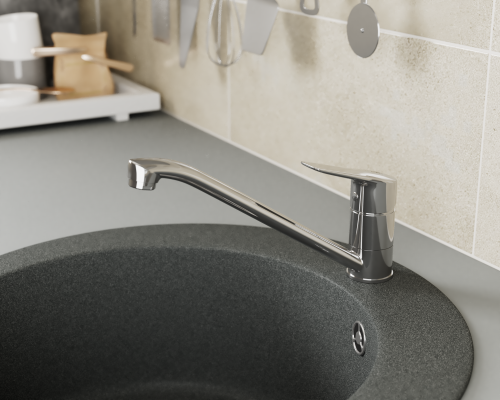 Смеситель для кухни  Samui SA0930-26 на мойку хром - фото 3