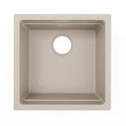 Кухонная мойка Grandex Aqua 500103 46х45 цвет бежевый поверхность матовая - фото 4