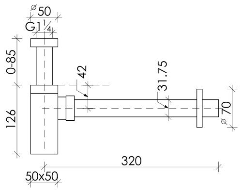 Сифон для раковины Ceramica Nova 70002MB - фото 5