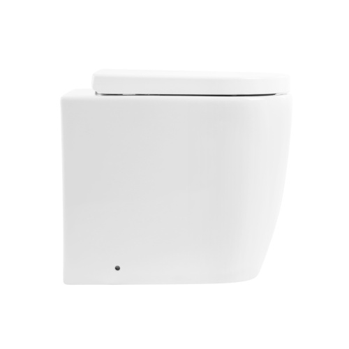 Чаша унитаза приставная BelBagno MARINO BB105CBR цвет белый без сиденья безободковая каскадный смыв - фото 4