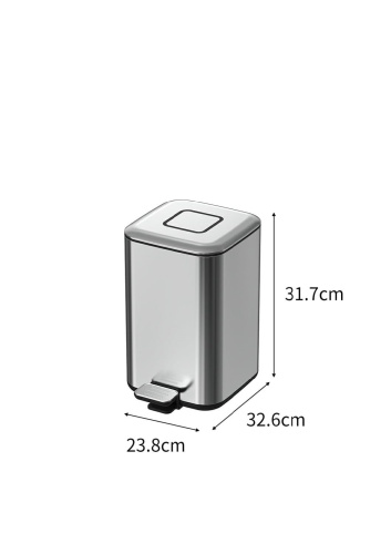 Ведро мусорное Boheme Q 10948-GM - фото 2