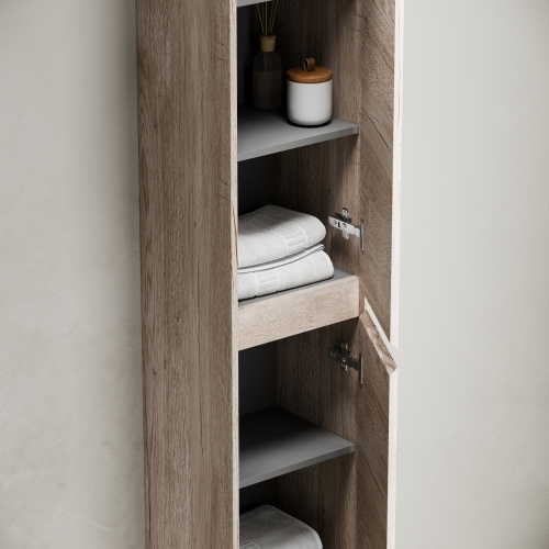 Шкаф-пенал Sancos Libra Floor PLB35FEG 35х30х187 напольный цвет дуб галифакс натуральный - фото 4