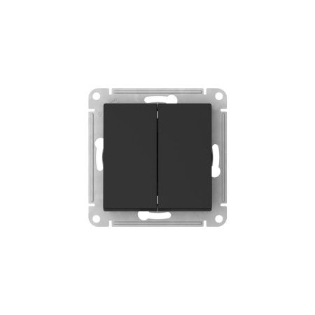 Выключатель 2-клавишный сх.5 10АХ Systeme Electric AtlasDesign (АтласДесигн) ATN001051S