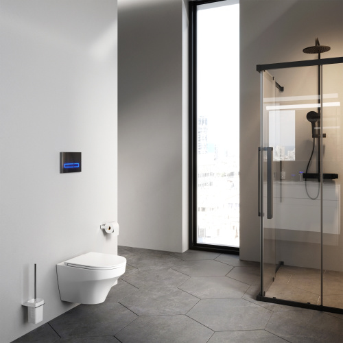 Чаша унитаза подвесная Am.Pm Inspire C501700WH цвет белый глянцевый без сиденья безободковая душевой смыв - фото 4