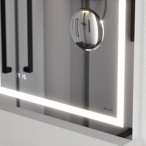 Зеркало в ванную Am.Pm Gem M91AMOX0553WG 55х70 цвет серебро - фото 5