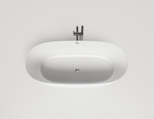 Ванна из литьевго мрамора Salini SOFIA 103711G 165х75 отдельностоящая овальная - фото 3