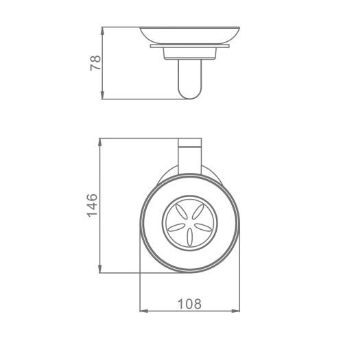 Мыльница Raglo R300.02.03 - фото 2