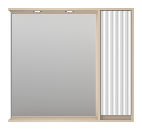 Зеркало-шкаф Brevita Balaton BAL-04090-03-01П 88х14х80 подвесной - фото 2