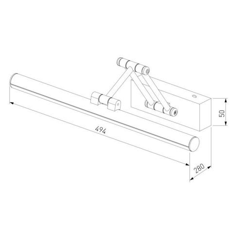 Подсветка для картин Elektrostandard Monza LED (Монза ЛЕД) 4690389198427 - фото 4