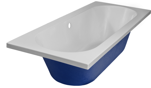 Ванна акриловая C-Bath CBQ001002 180х80 пристенная прямоугольная - фото 4