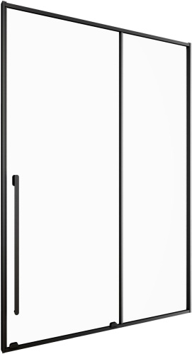 Душевая дверь Allen Brau Fantasy 3.11008.31 140х200 стекло прозрачное профиль черный матовый - фото 2