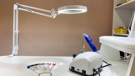 Настольная лампа Uniel TLD-568 TLD-568 White/Led/300Lm/2700-5500K/Dimmer/X5
