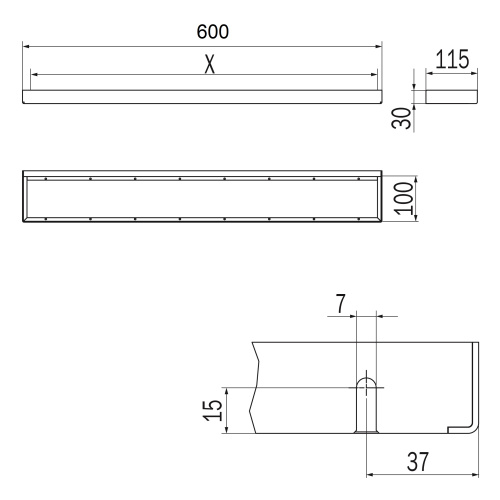 Рейлинг Inda INDISSIMA BARRA A8883DNE - фото 5