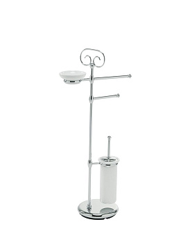 Стойка с аксессуарами для ванны Stil Haus Idra I21(08-BI)