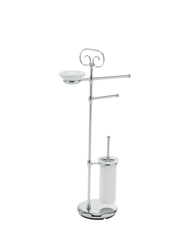 Стойка с аксессуарами для ванны Stil Haus Idra I21(08-BI)
