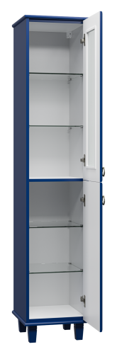 Шкаф-пенал Misty Версаль П-Вер05035-111ВСП 37х37х182 напольный - фото 4