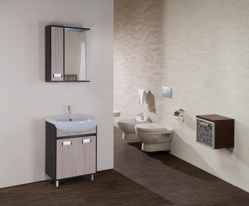 Тумба под раковину Onika Гамма 105537 49х30х68 напольная - фото 2