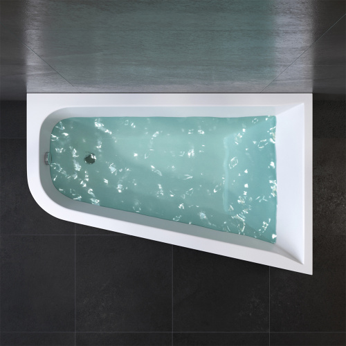 Ванна акриловая Am.Pm Spirit W72A-160R100W-A2 160х100 пристенная асимметричная без каркаса