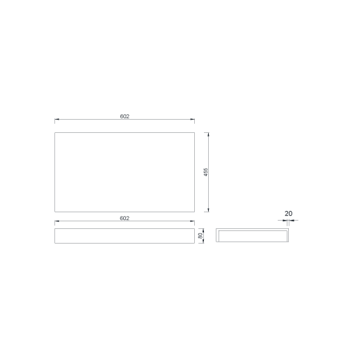Столешница Armadi Art Flat 869-060-CLCT 61х46 накладная цвет белый мрамор - фото 2