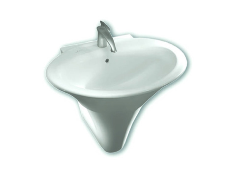 Раковина из санфаянса Hatria SCULTURE Y0LZ01 65х58 подвесная цвет белый