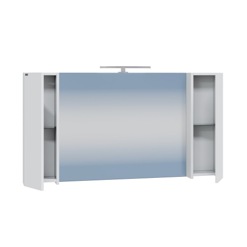 Зеркало-шкаф СанТа Вега 700452 120х14х65 подвесной цвет белый - фото 2