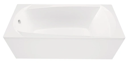 Ванна акриловая 1MarKa ELEGANCE 01эл1370 130х70 пристенная прямоугольная без ножек и каркаса