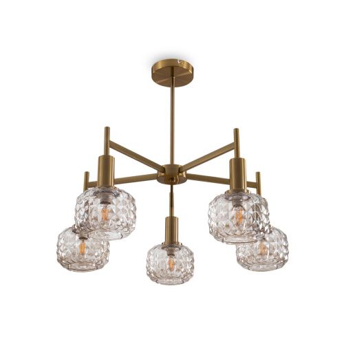 Люстра на штанге Freya Fero FR5366CL-05BS - фото 3