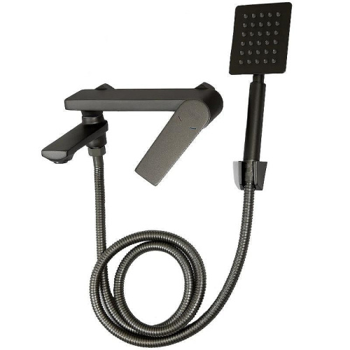 Cмеситель для ванны и душа Haiba HB60533-3 настенный пепельный - фото 3