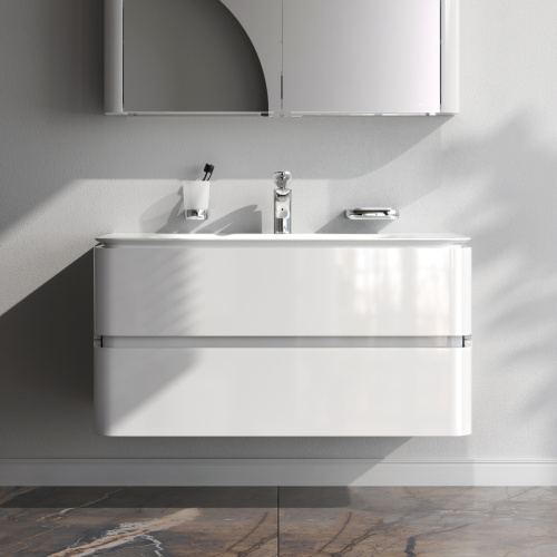 Тумба под раковину Am.Pm Sensation M30FHX1002WG 100х49х52 подвесная цвет белый