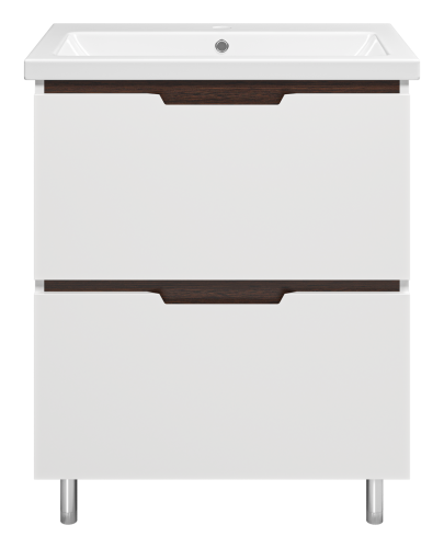 Тумба под раковину Misty Лайм Э-Лай01070-2Я 66х43х70 напольная - фото 2