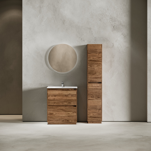 Тумба под раковину Sancos Libra Floor LB70FECH 69х45х84 напольная цвет дуб чарльстон - фото 2