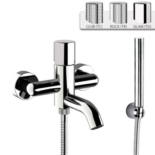 Смеситель для ванны Daniel Trilogy TG610CR настенный хром - фото 2