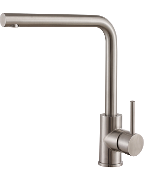 Смеситель для кухни AQG NOX TREND 05TRE500IS на столешницу зачищенный никель