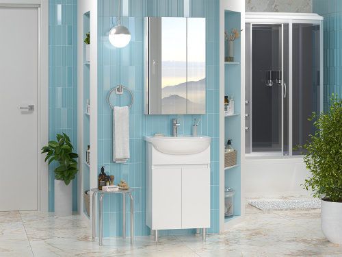 Тумба под раковину Misty Элегия Э-Эле01050-011Н 48х28х70 напольная - фото 5