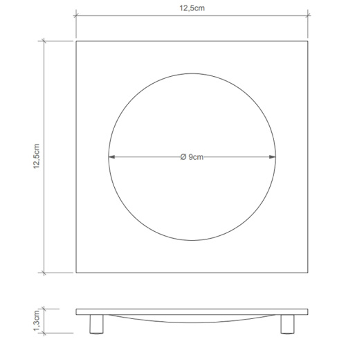 Мыльница Decor Walther Cube 837260 - фото 2