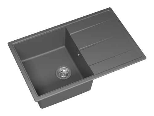 Кухонная мойка Misty Linkor LIN-78х51-04 78х51 цвет серый - фото 3