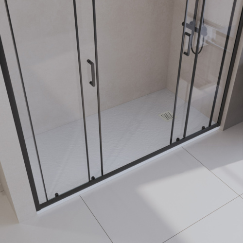 Душевой поддон BelBagno UNO TRAY-MR-UNO-AH-180/80-35-W-BO 180х80 искусственный мрамор белый - фото 3