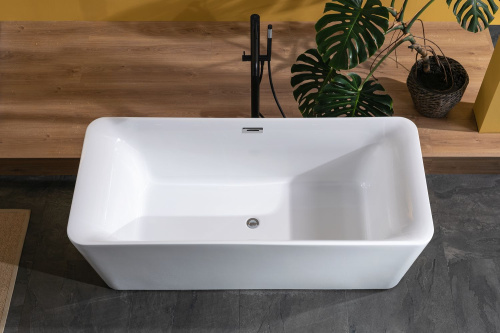 Смеситель для ванны с душем Paffoni Light LIG032NO напольный черный - фото 4