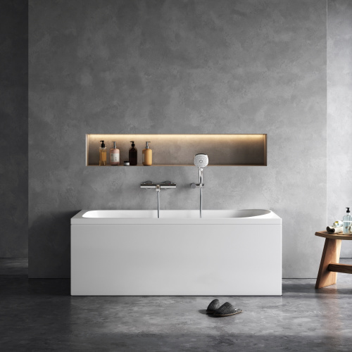 Ванна акриловая Am.Pm Sense W76A-150-070W-A 150х70 пристенная прямоугольная без каркаса - фото 4