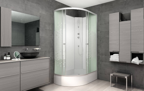 Душевая кабина AvaCan L720LN 120х80 асимметричная без крыши ориентация левая - фото 2