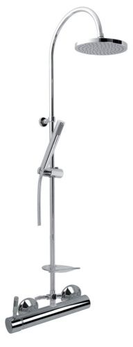 Душевая стойка Fiore 44CR5189 настенная цвет хром - фото 2