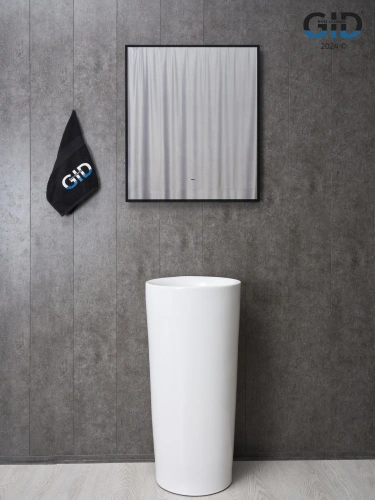 Раковина керамическая Gid Autonomo 81118 41х41 напольная цвет белый без отверстий под смеситель - фото 3